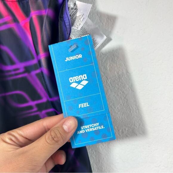 ARENA GIRLS SHADING PRO BACK ONE PIECE SWIMSUIT SIZE 8-10 OR 26 BRAND NEW - Picture 8 of 11